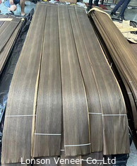 0.5mm Quartier coupé Feu European Oak Wood Veneer 250cm Longueur Pour les meubles