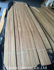 0.40MM Quarter Cut Burma Teak Wood Veneer Pour les meubles de planches de luxe