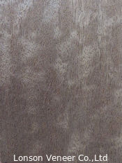 Le bois de Makore de feuille de porte plaquent le placage émis de la vapeur par milieu ISO9001 de la couleur 603