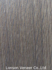 Le chêne coupé quart émis de la vapeur par 10CM plaquent 610 l'humidité 0.45mm de la couleur 12% épais