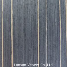 Ebony Reconstituted Wood Veneer 233-1S 250x64cm sans papier d'ouatine
