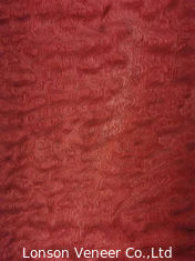 Le bois teint rouge de Sapelle Pommele plaquent la largeur de 10CM pour la conception intérieure