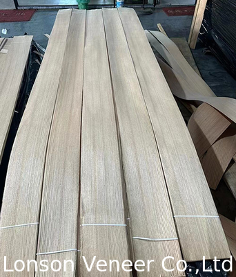 Longueur 300 cm Panneau de placage en bois de chêne rouge Quercus Grade AAA Épaisseur 0,5 mm