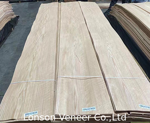 Veneur en bois de chêne rouge, épaisseur 0,5 mm, porte, panneau de mobilier de qualité AA