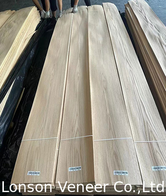 Épaisseur 0,5 mm Meubles en placage de chêne rouge Panneau AAA 250.000 M2 de stock