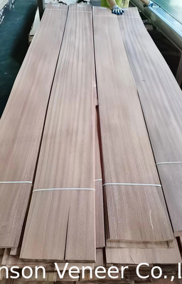 1 mm Meubles Sapele Faisceau à coupe plate Sapelli de bois Grade AA