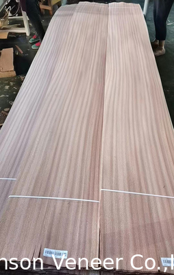1 mm Meubles Sapele Faisceau à coupe plate Sapelli de bois Grade AA