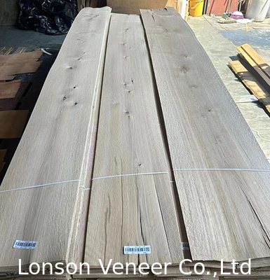 2.0mm Carreaux de bois de chêne blanc et noueux pour les meubles de style rétro