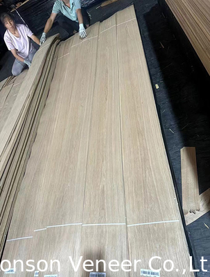 Panneau de coupe couronnée de bois de chêne blanc Lonson Grade A Épaisseur 2 mm