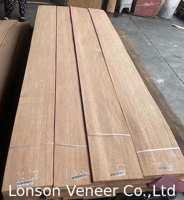 Coupe au quart en placage de chêne rouge Épaisseur 0,45 mm Panneau de placage de bois Grade AAA