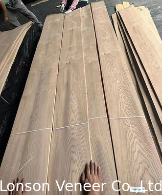 0.5mm Notty Grade Blanc Carreaux de bois de chêne pour la porte de meubles de style rétro