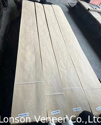 Naturel 0,4 mm Veneur de chêne blanc américain 10 mm de largeur Appliquer au contreplaqué