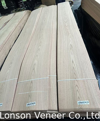 Coupe de couronne Panneau de placage de chêne rouge 0,5 mm placage de bois de qualité AA Stainable