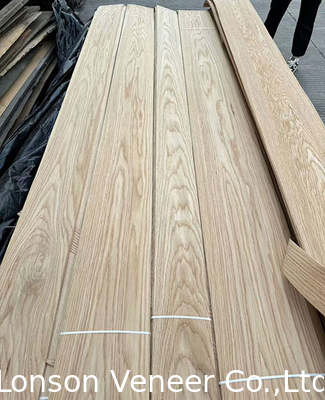 Épaisseur 0,5 mm Meubles de porte en placage de chêne blanc américain Grade AA
