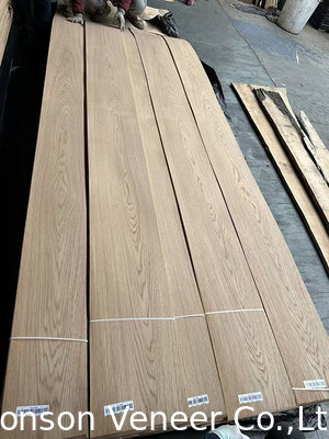 Épaisseur 0,5 mm Meubles de porte en placage de chêne blanc américain Grade AA